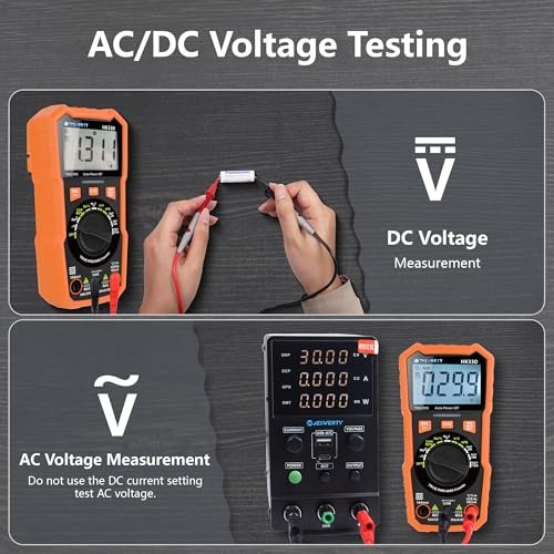 Digital Multimeter Voltmeter Tester with NCV, LCD for AC/DC 6000 Counts