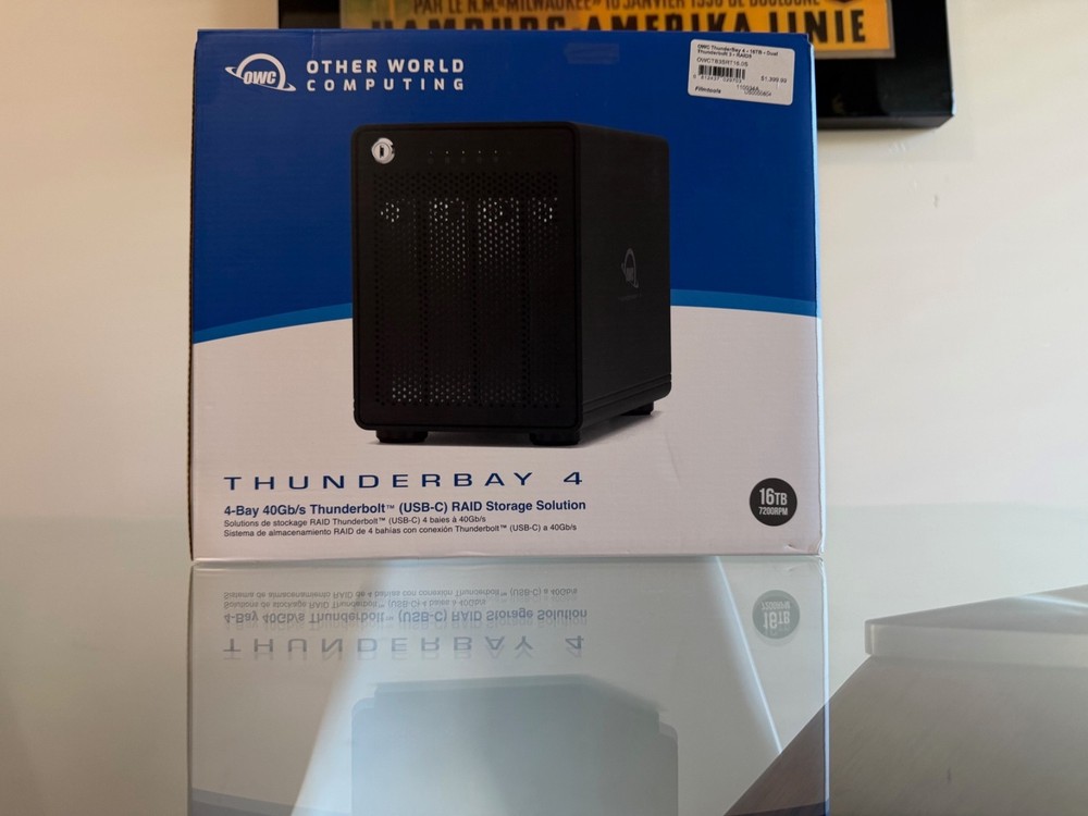 OWC Thunderbay 4 16TB Thunderbolt 3 RAID 5 Array ( 4 X 4TB )