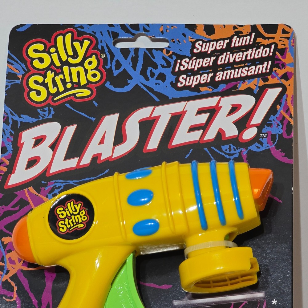 Silly String Blaster Official Yellow Spray Gun For Use With Silly String Cans A
