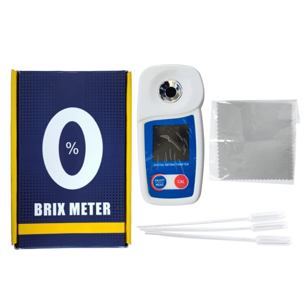 Digital Brix Refractometer Brix Meter Refractometer Automatic Temperature Compe