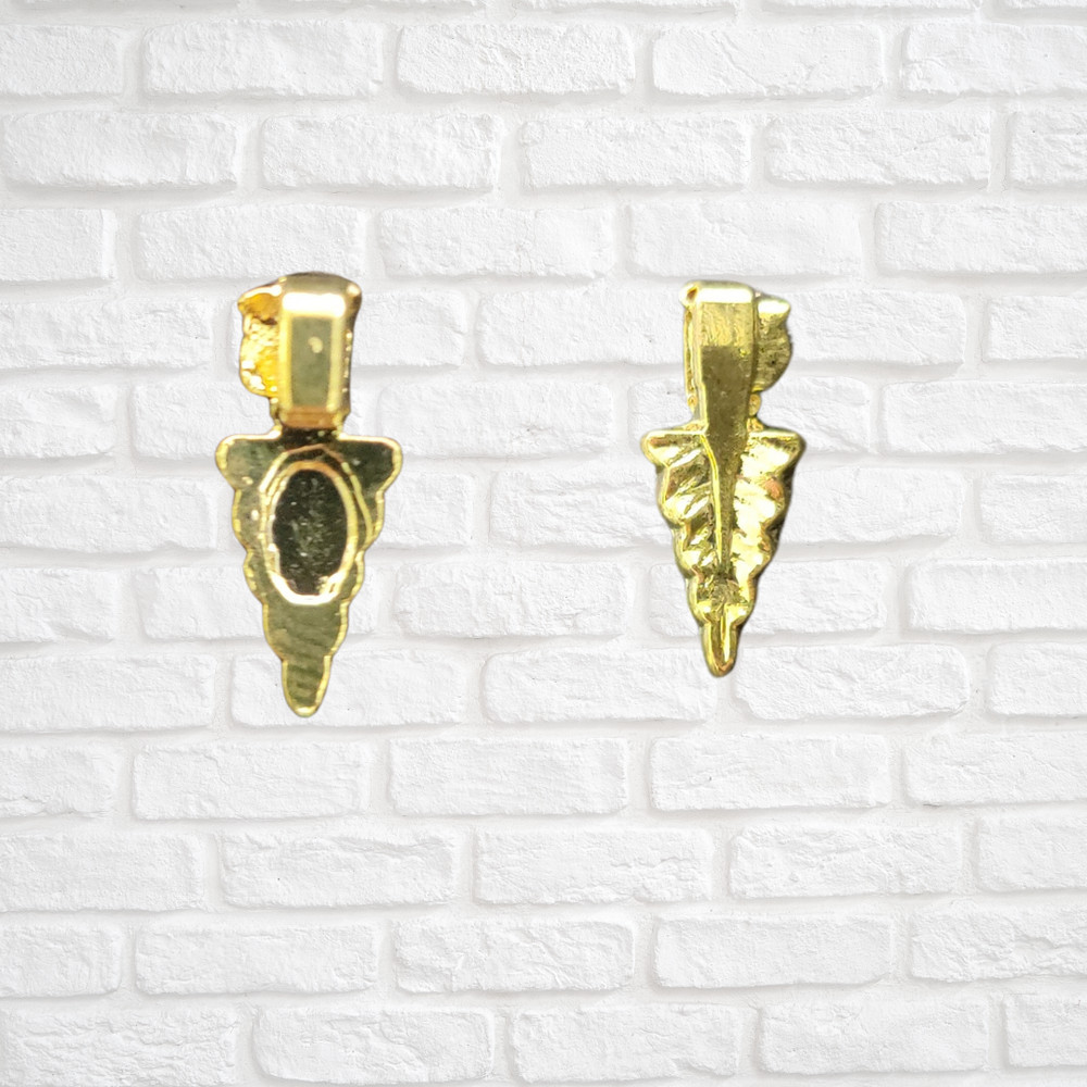 25 mm Gold Plated Bails for Pendants 100 pc