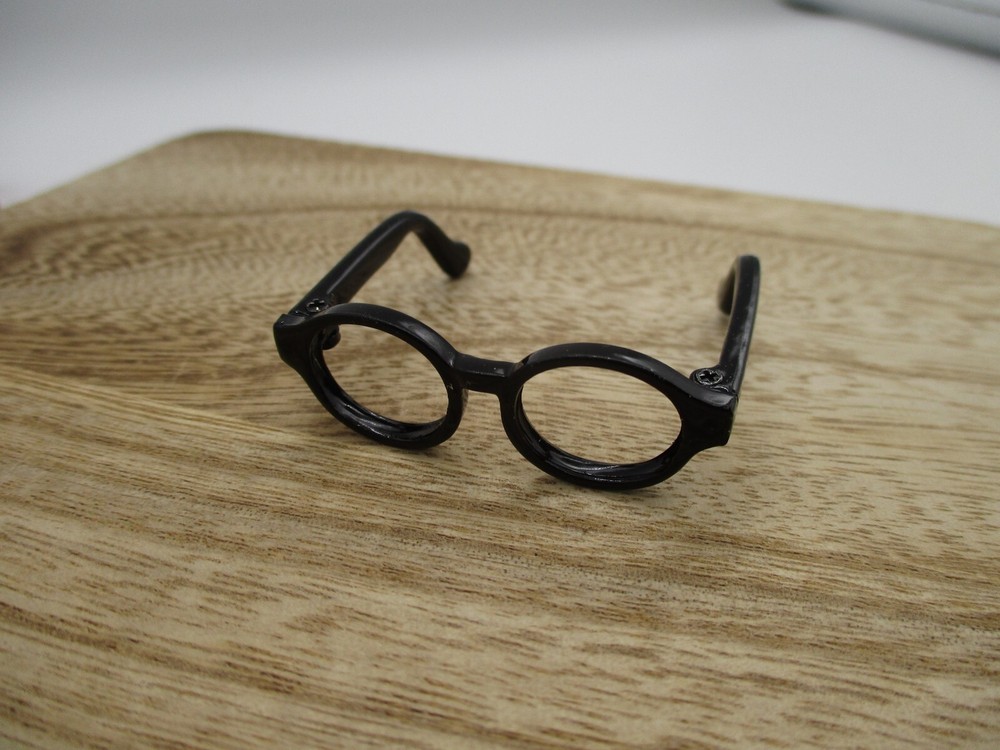 Glasses 1pcs black  for dole about  4.5cm