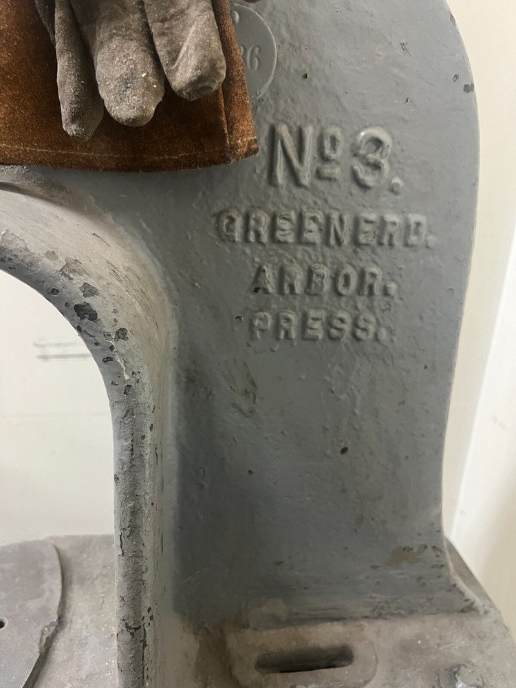 Greenerd NO 3 Arbor press with stand