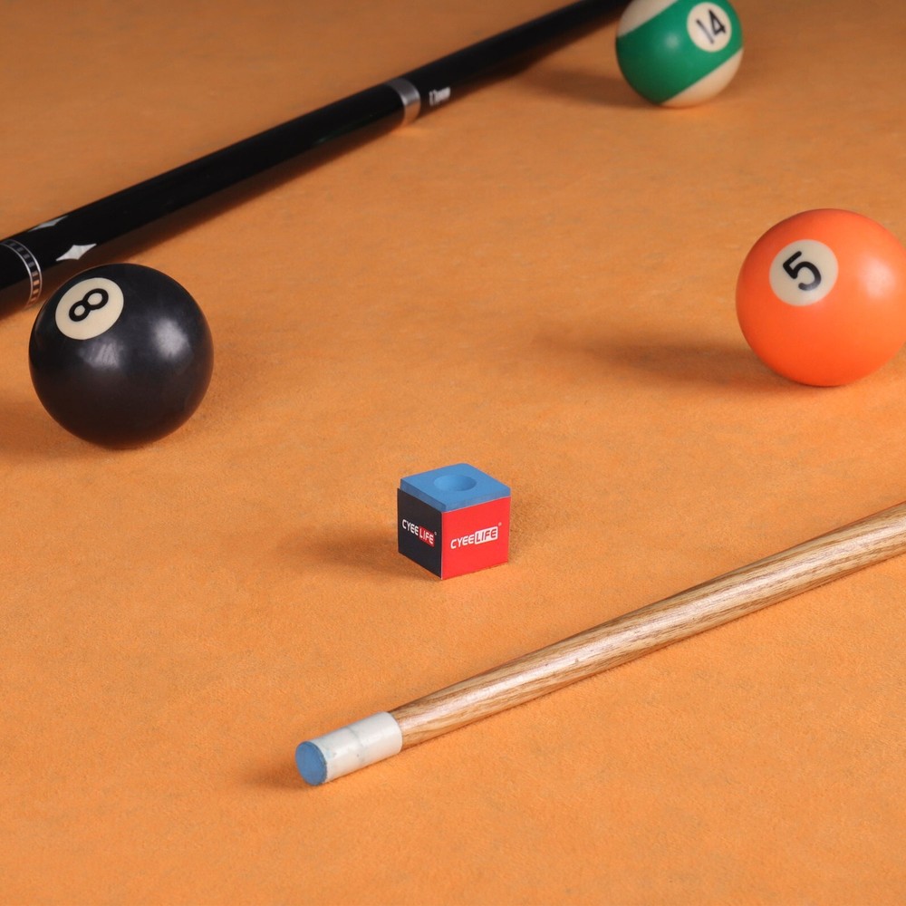 CyeeLife 6 PCS Billiard Chalk Snooker/Pool /Table Billiards Accessories