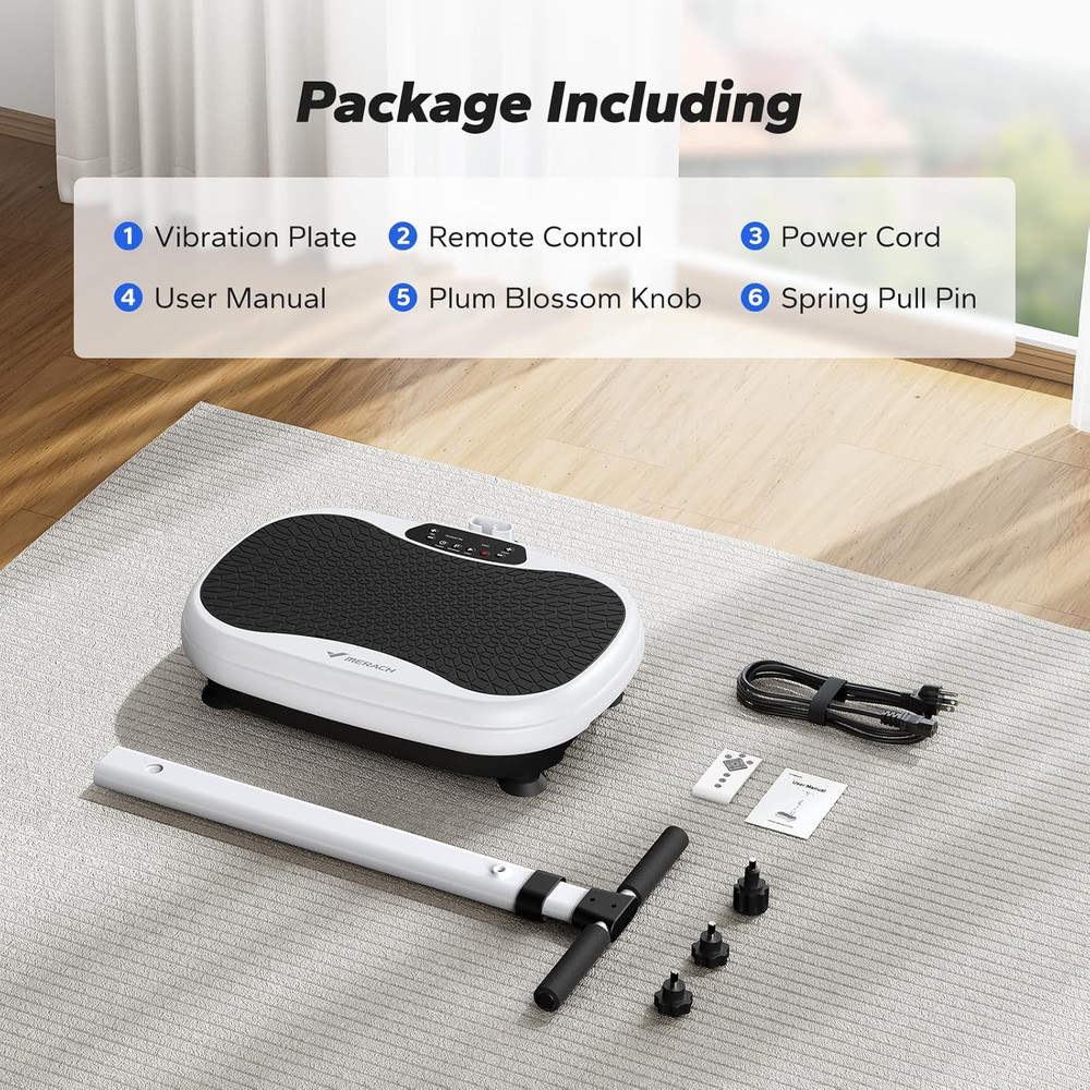 Vibration Plate Exercise Machine, Vibrating Plate Exercise Machine with Handrail