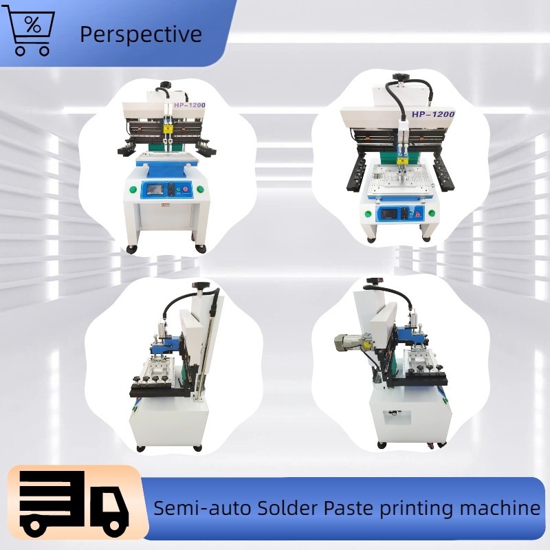 110V Industrial Semi-automatic Solder Paste Printer Tin Paste Printing Machine