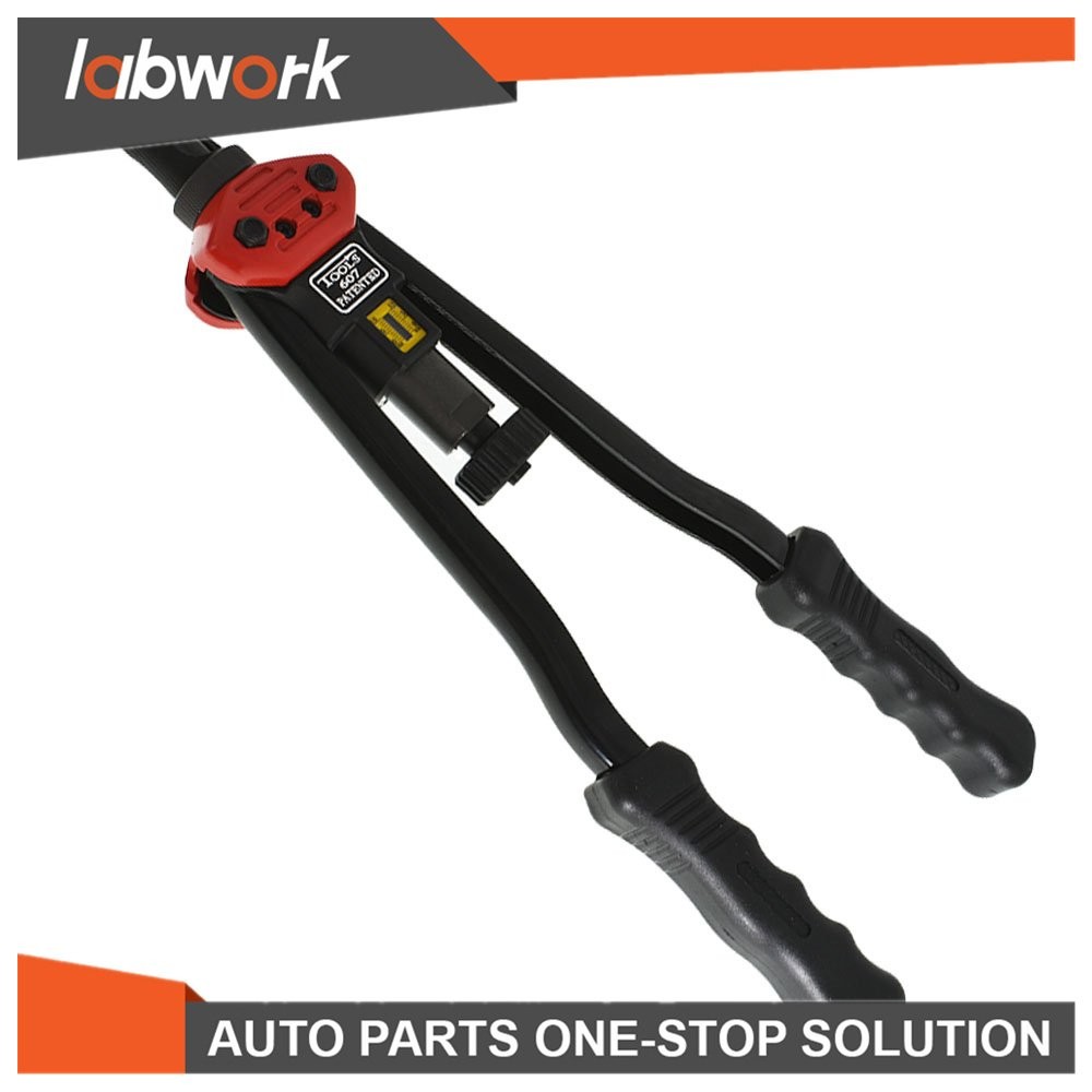 Labwork Rivet Gun Kit Blind Riveter Gun 11 Set Interchangeable Mandrel Kit 16"