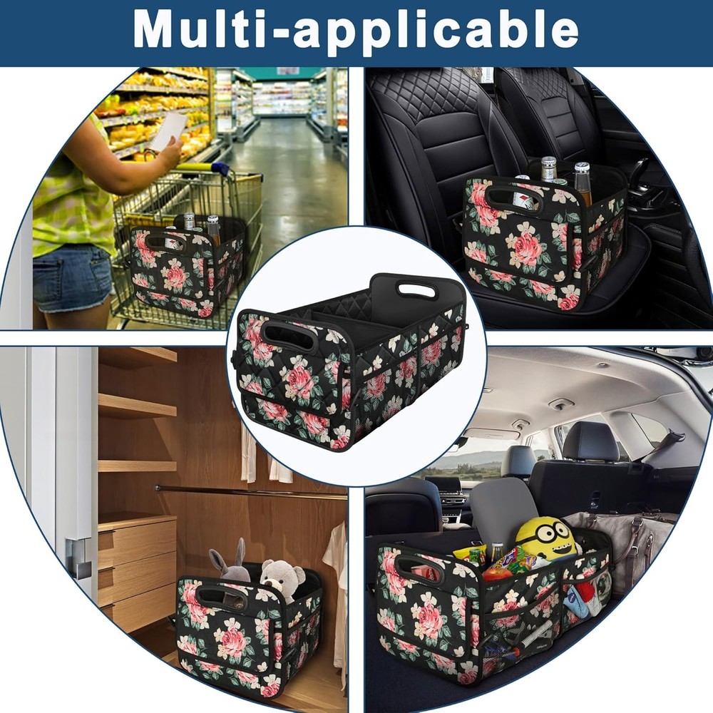 Trunk Storage Box, Unisex (Medium Size, Floral Pattern)