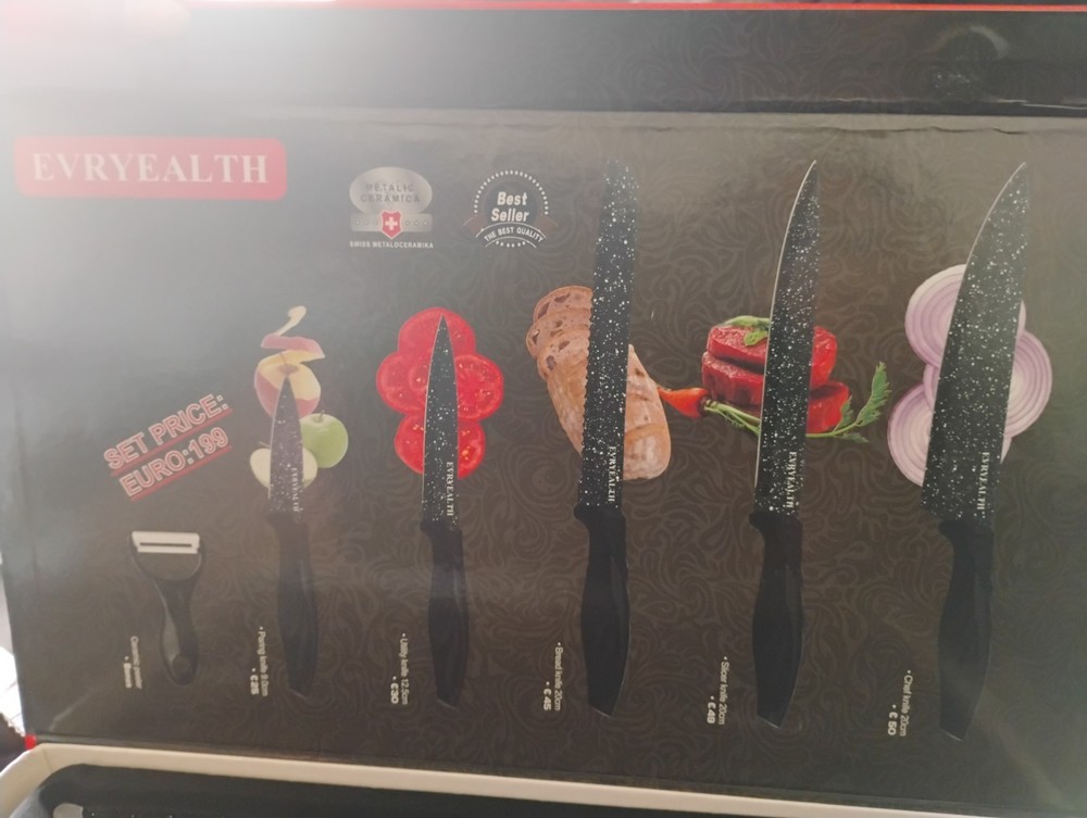 Black Knife Set