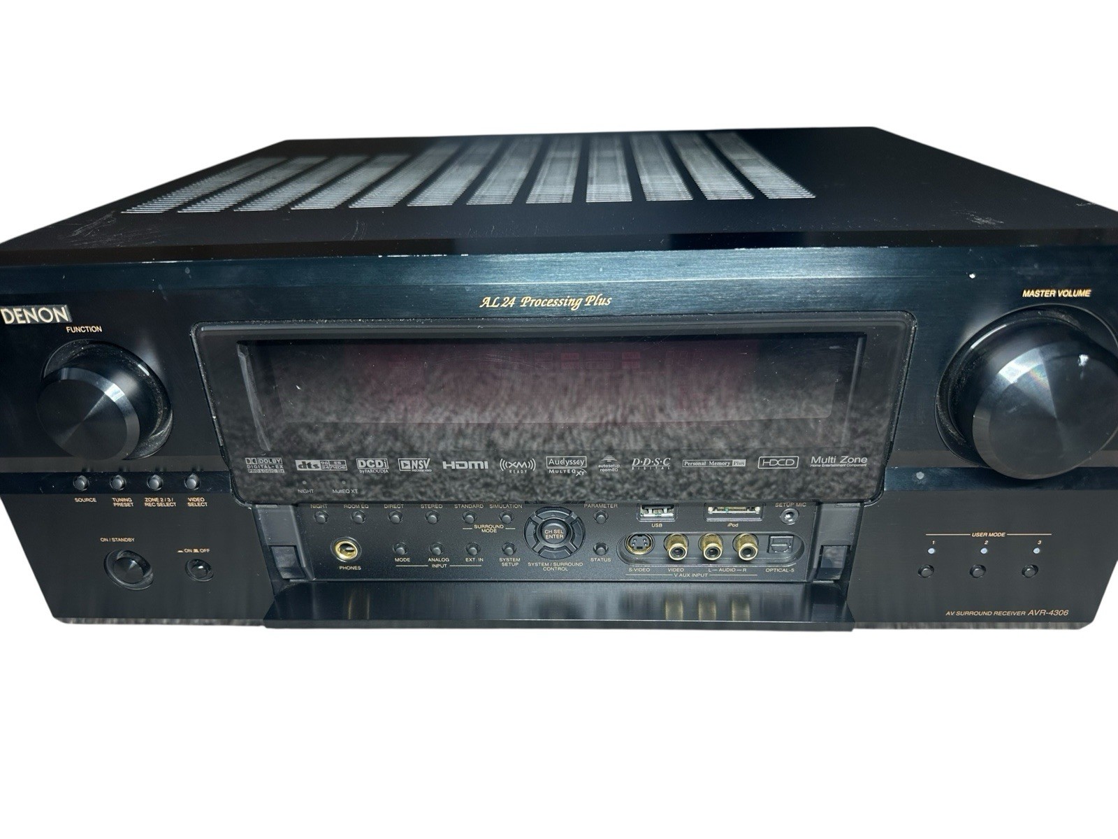 Denon AVR-4306 nine channel 7.1 surround 170 W channel. Beast. Flagship model.