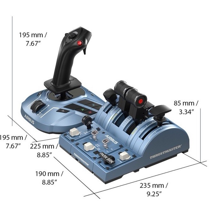 Thrustmaster TCA Captain Pack X Airbus Edition Joystick Throttle USB Simulation