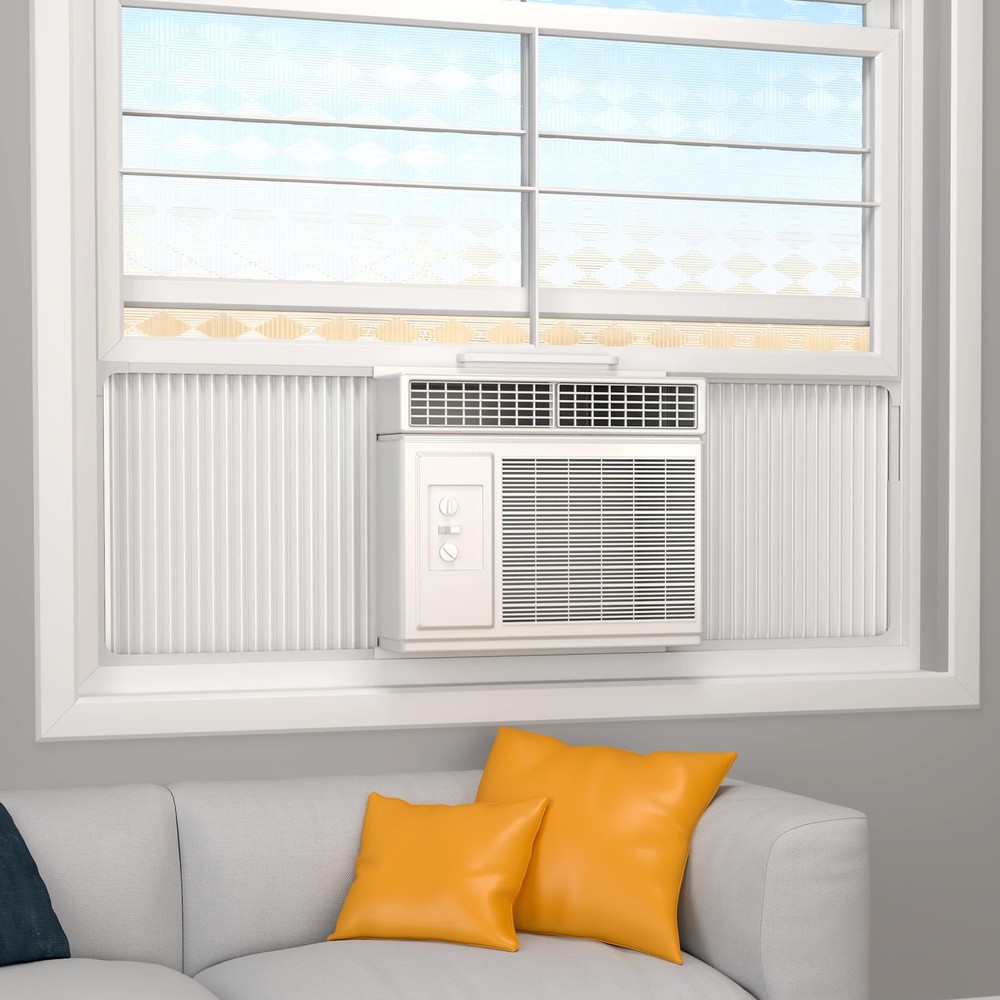 Window Air Conditioner Side Panel with Adjustable Frame, Universal Window AC ...