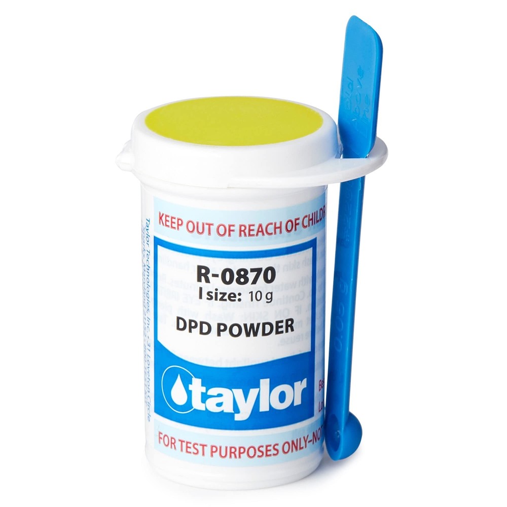 Taylor Technologies Taylor Tech R-0870-I DPD Powder for Swimming Pool, 10gm, ...