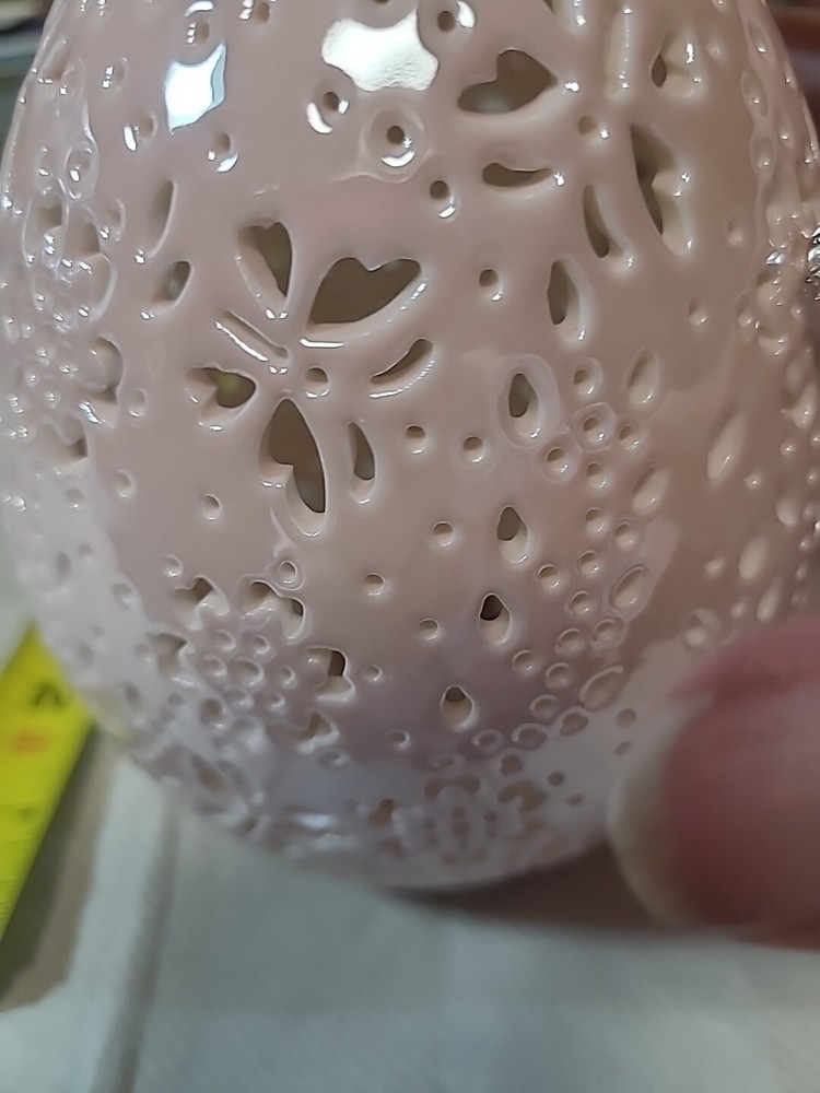 LIGHTED EGG PINK COLOR WITH JEWELS