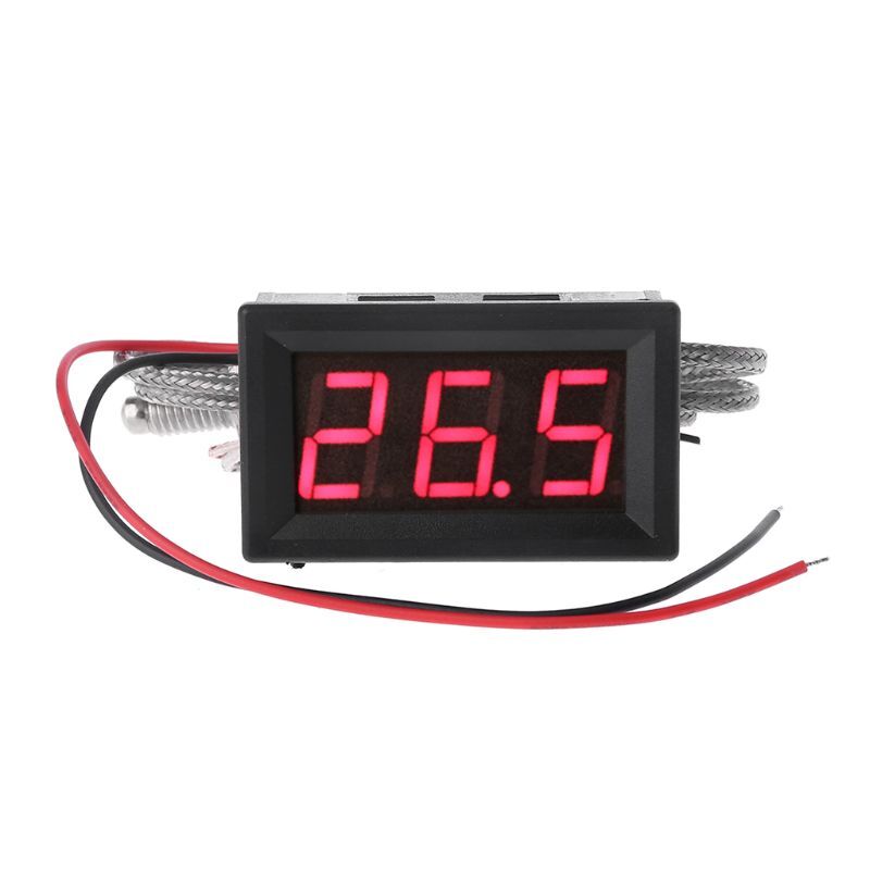 LED Display K-Type Thermocouple Probe Thermometer Temperature Instrument Tester