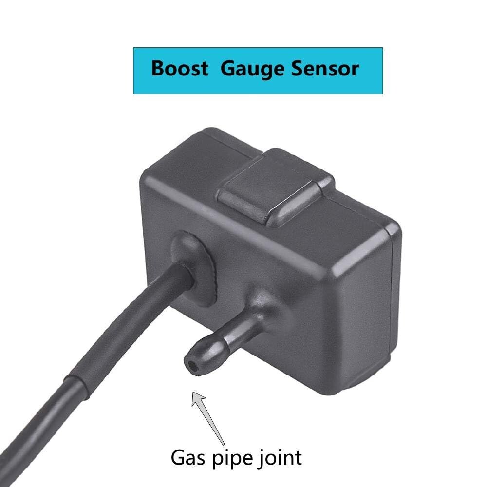 Ultra-Thin Vacuum Gauge Digital -30in/Hg-35psi Turbo Boost Gauge12V-24V CD