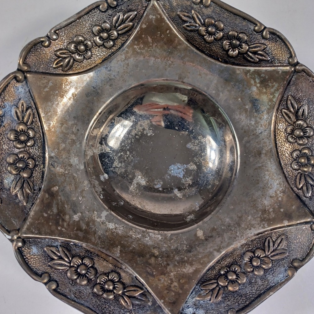 Vintage Studio Silversmiths Silver Plated Trinket Serving Dish