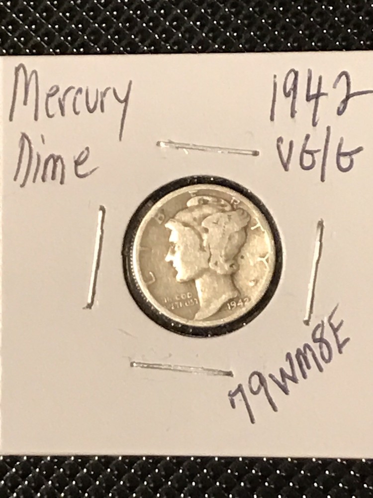 1942 Mercury Dime  VG/G