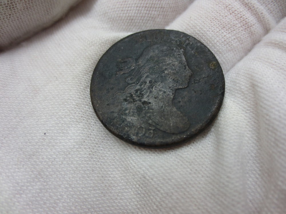 1803 Small Date / Large Fraction Draped Bust Large Cent CIRC (Corrosion)