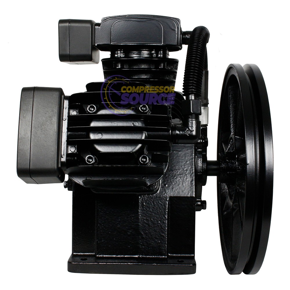 5 HP Replacement Air Compressor Pump Single Stage 3 Cylinder 22 CFM 140 PSI Max