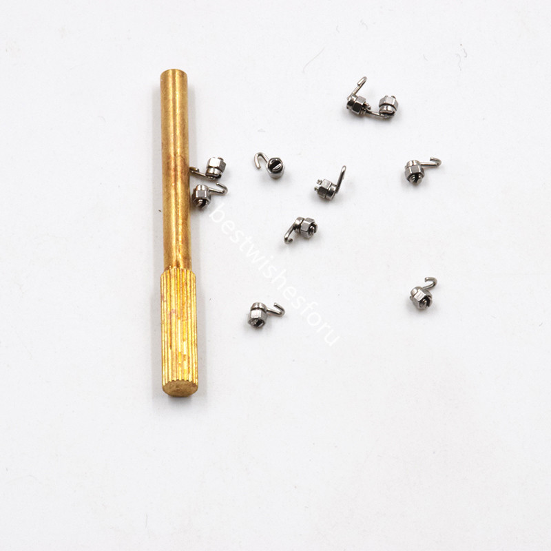 20 Pcs Dental Removable Crimpable Hook Stop Lock Right +Left + Handle Driver