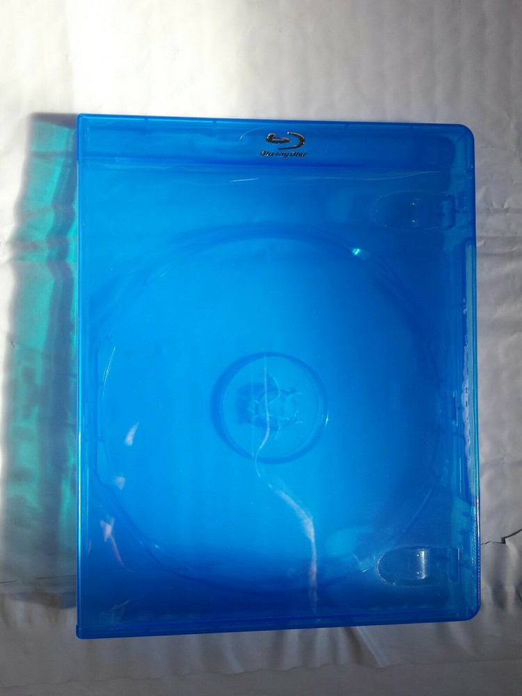 AcePlus Blu Ray Premium Replacement Case Single Disc 12mm Embossed Blu-Ray Logo