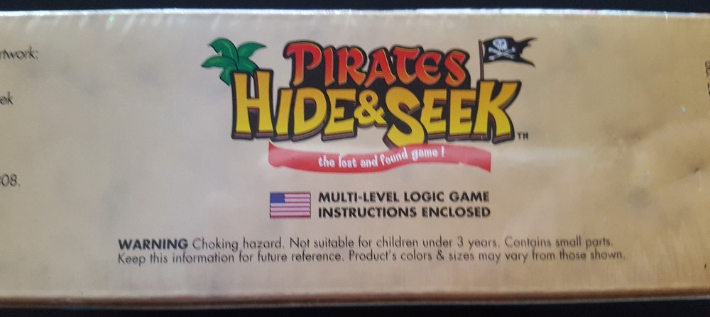 PIRATES HIDE & SEEK The Lost & Found Multi Level Logic Game By Smart Games - NEW