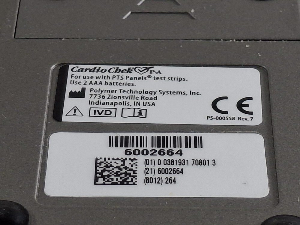 Polymer Technology Systems, Inc. CardioChek PA Analyzer