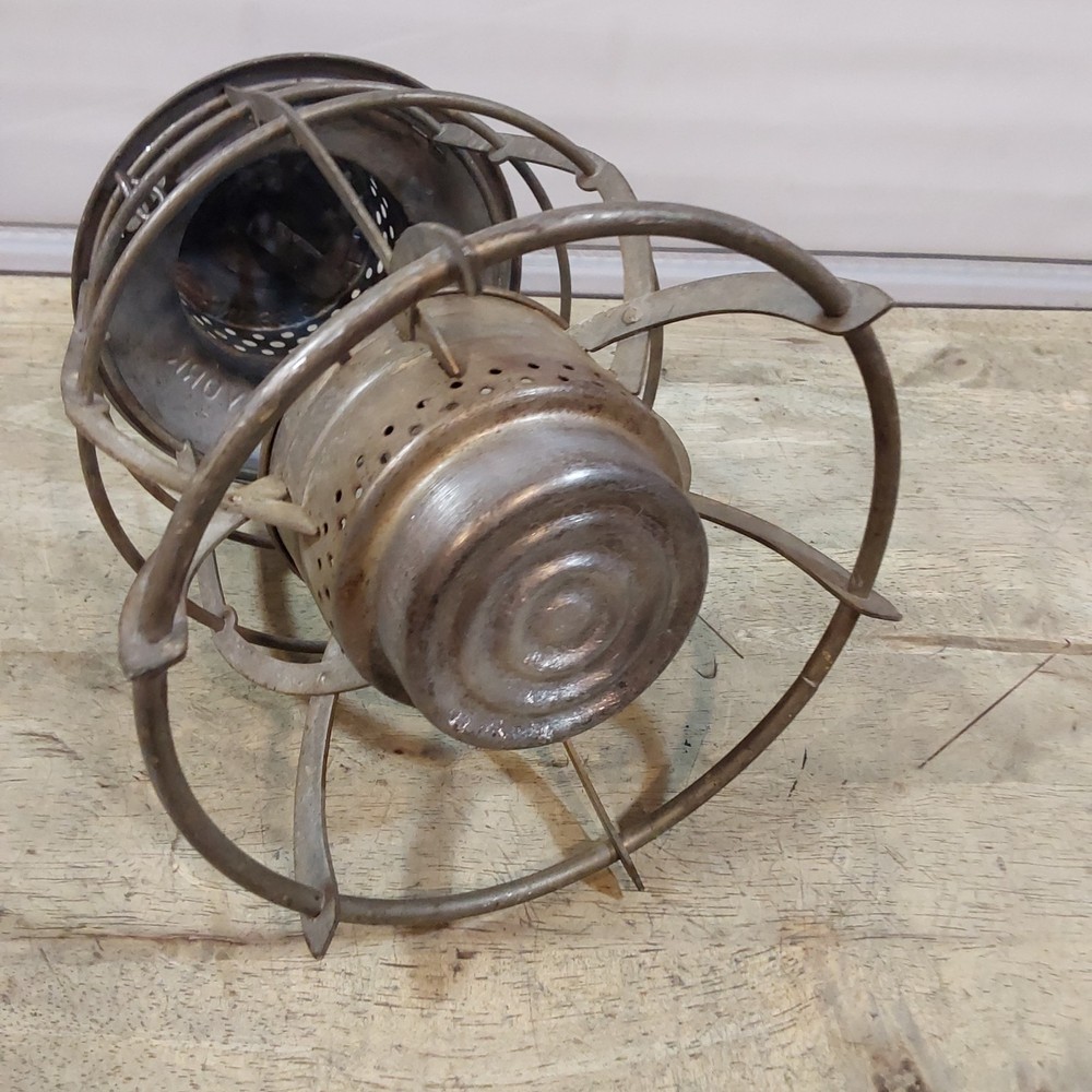 Dietz 39 Steel Clad Lantern - Frame and Ventilator - Surface Rust inside