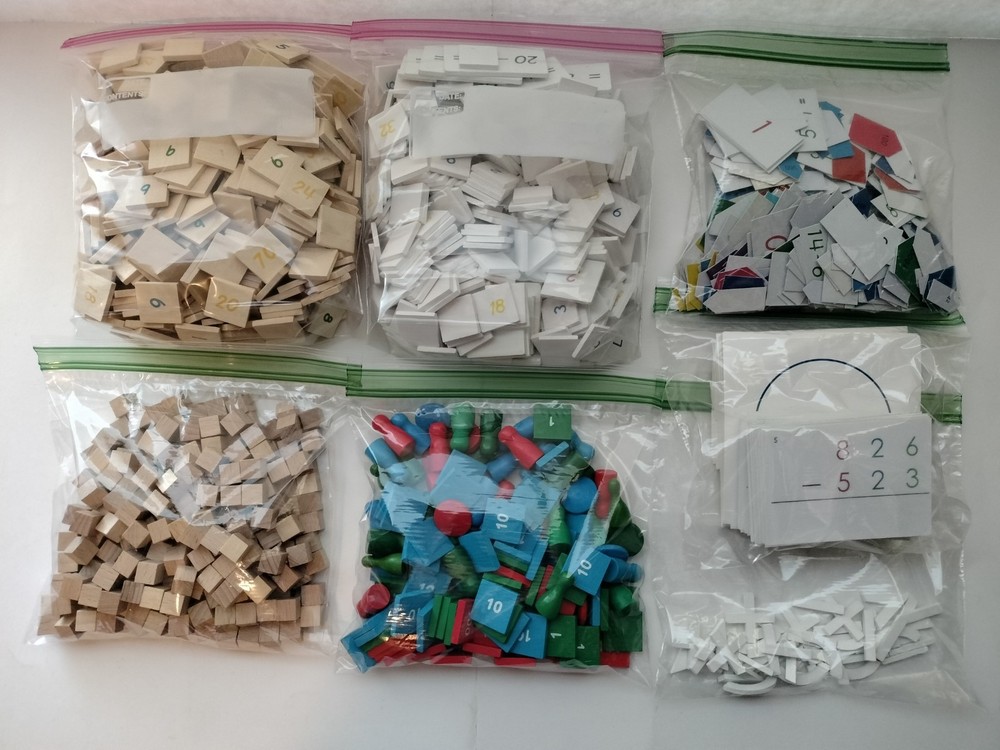 Huge Math Manipulatives & Other Resorces Lot