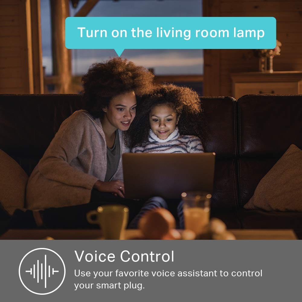 Wi-Fi Outlet Plug Alexa Google Home Voice Control 4 Pack