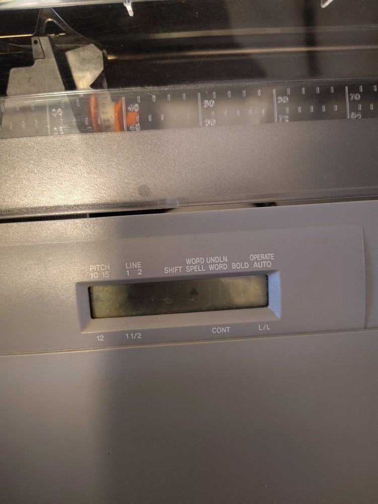 Brother SX-4000 Portable Electronic Typewriter LCD Display Tested/Working