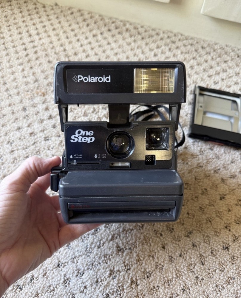 Vintage One Step Polaroid Instant Camera Kit NOT TESTED