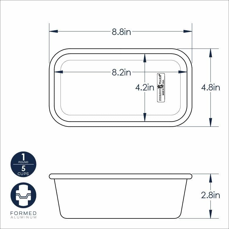 Naturals Loaf Pan, 1 Pound
