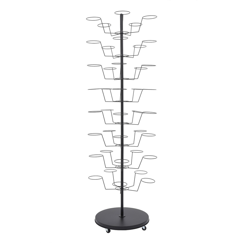 Hat Rack, Freestanding Hat Display Stand, 8-tier Hat Holders