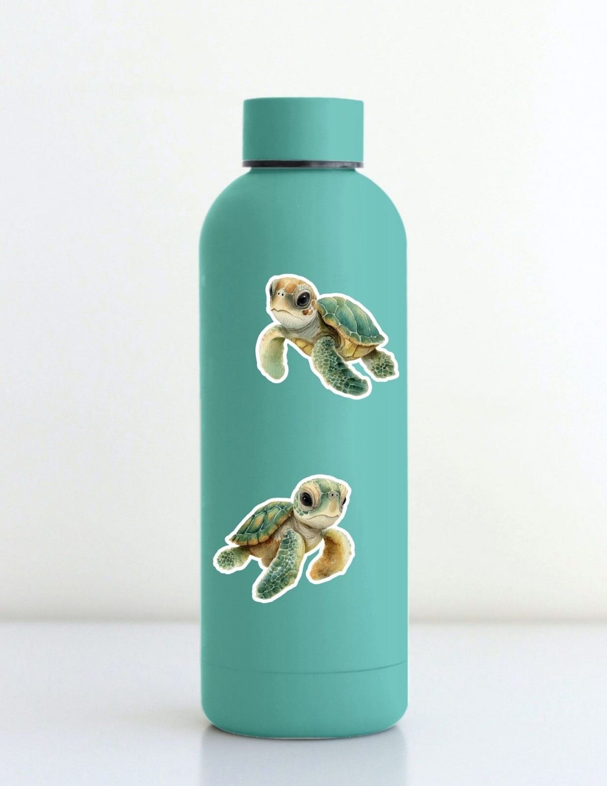 Baby Turtle Die Cut Vinyl Stickers Set Scrapbooking Laptop Waterbottle