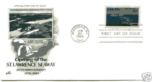 2091 St. Lawrence Seaway Artcraft  FDC