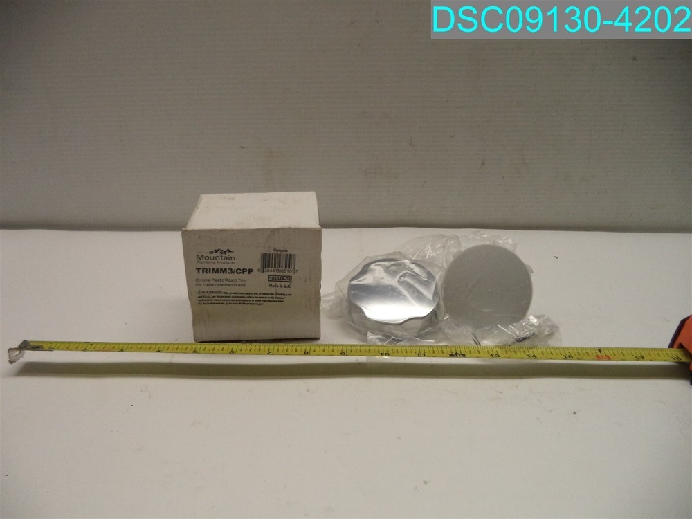 Mountain Plumbing Round Trim For All Cable Operated Drains TRIMM3/CPP