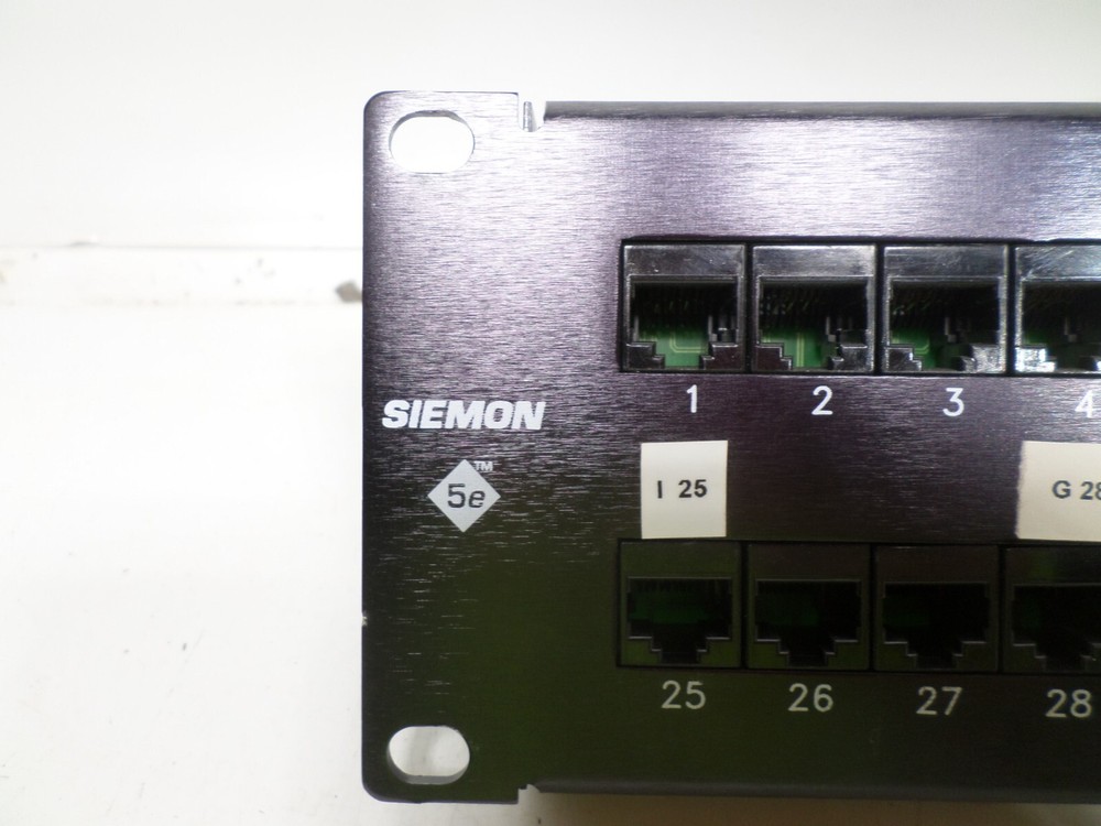 SIEMON High Density Cat 5e 48-port Patch Panel HD5-48T4 2RMS T568A