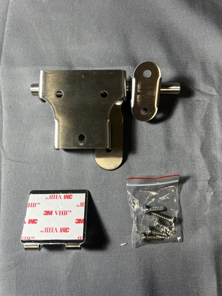 4" Gate Door - Heavy Duty Security Barrel Bolt Latch Set