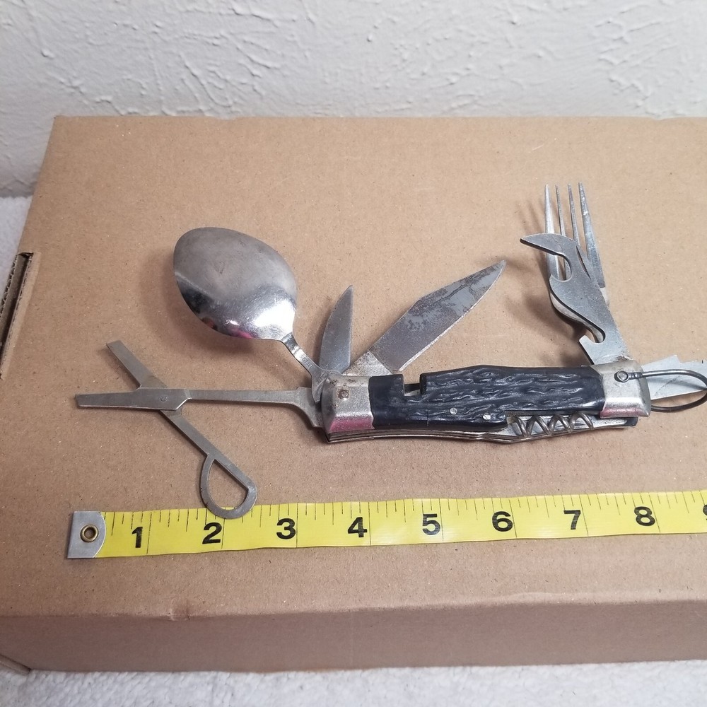 Vintage Folding Camp Utensil/Tool Set Bob Box 2