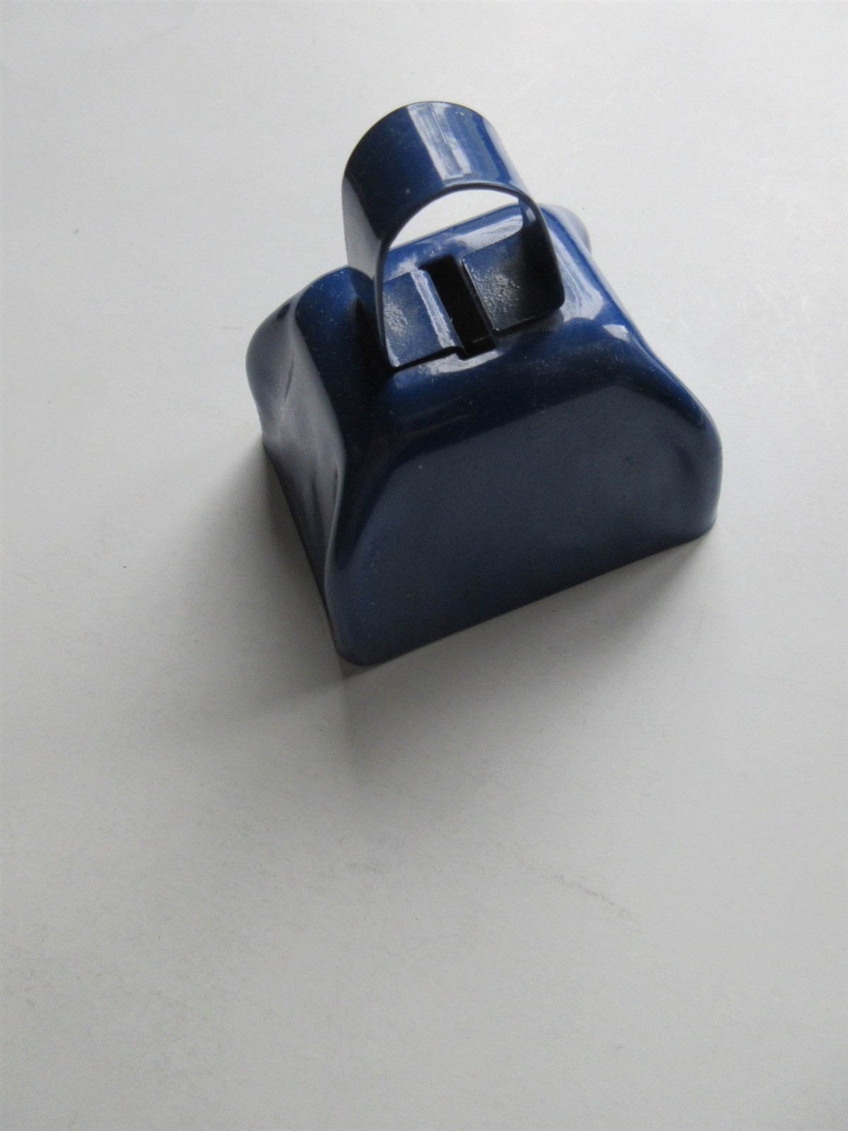 Blue Colored Metal COWBELLS Blue 3" Tall ~ FUN + Noisy
