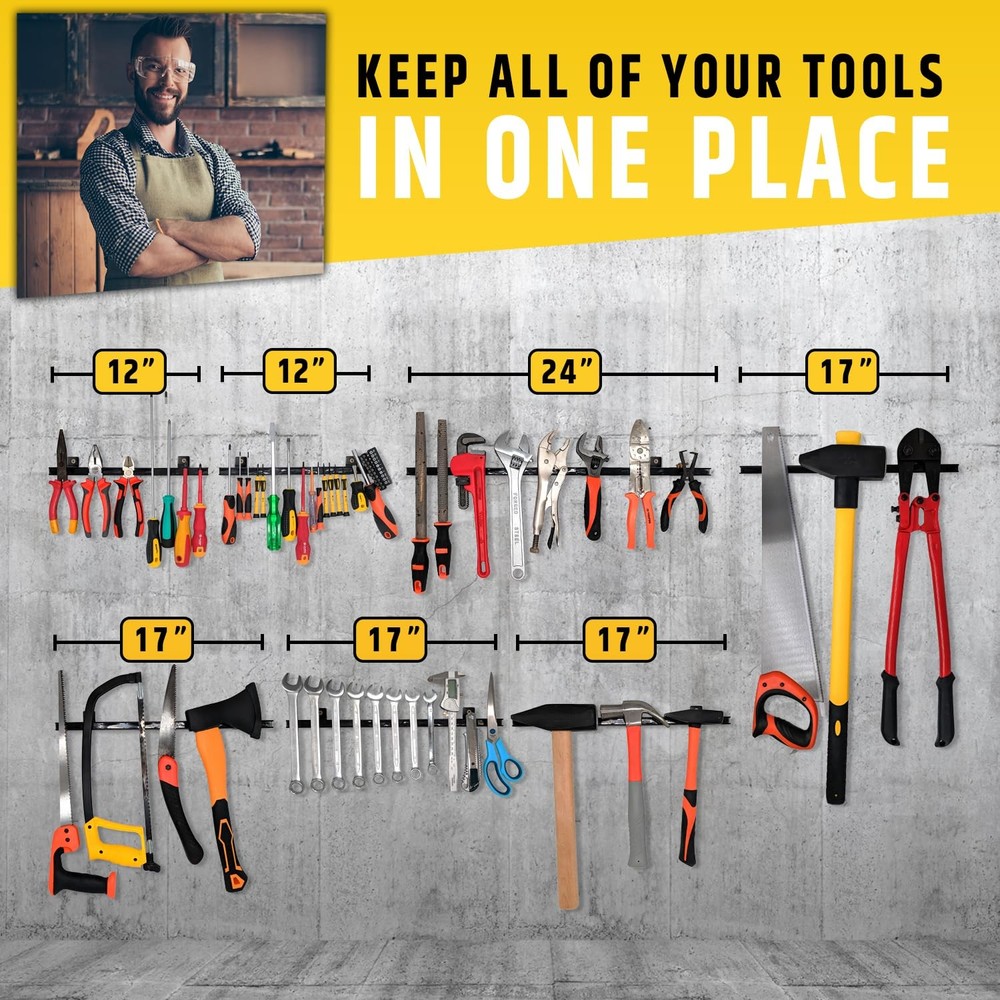 17" Heavy-Duty Magnetic Tool Holder (Upgraded Version) - Extremely Powerful Magn