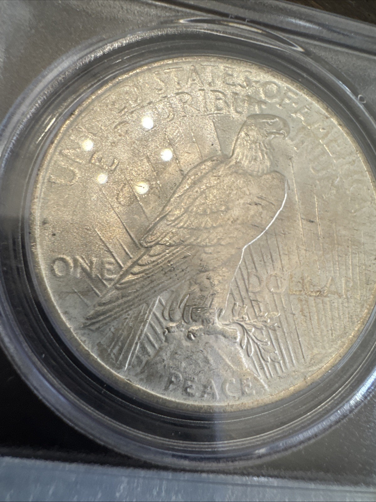 Peace Silver Dollar 1923 - 90% Silver Verified - PCGS MS64