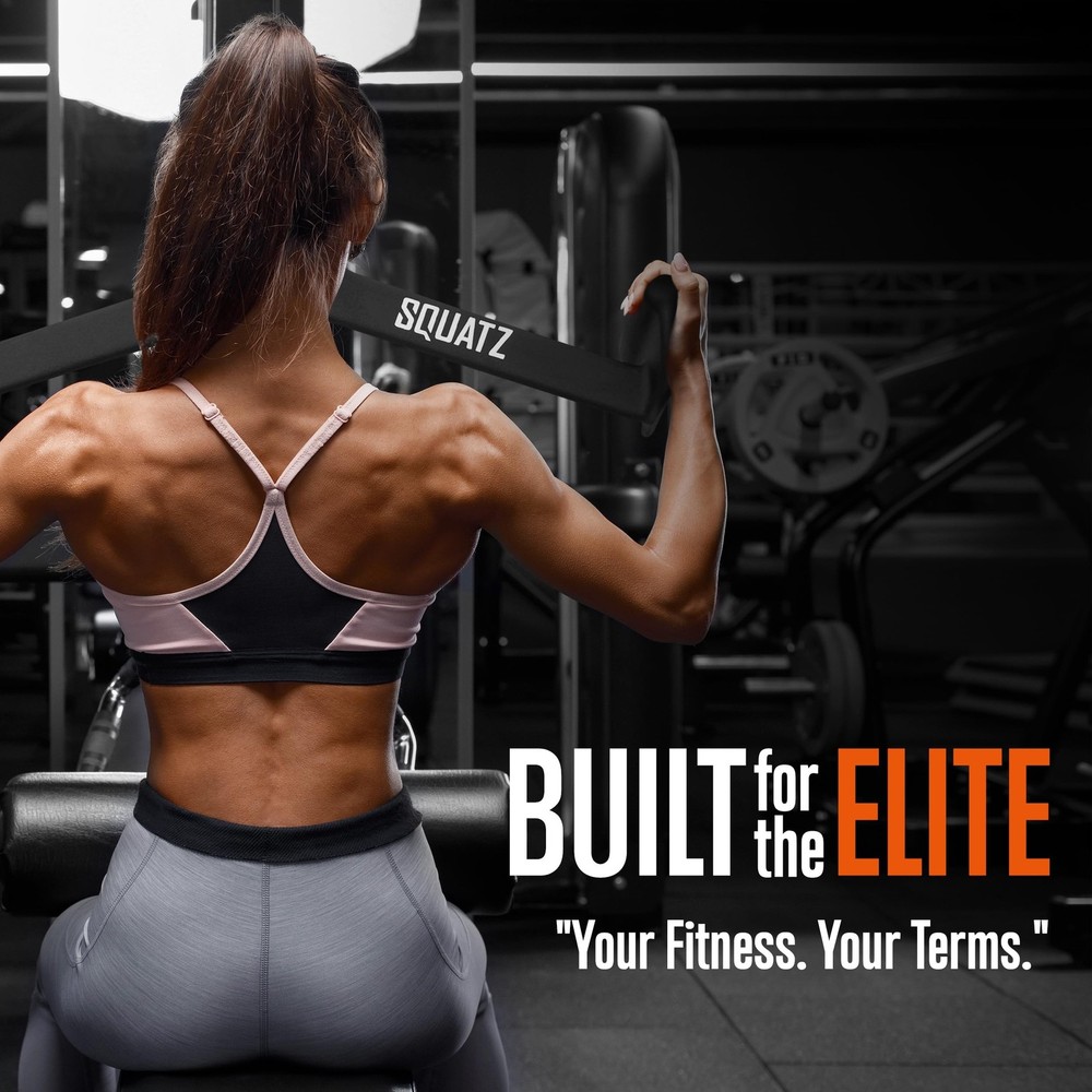 SQUATZ Lat Pulldown Attachments, T-bar, V-bar, Pulley Cable Attachments, Bice...