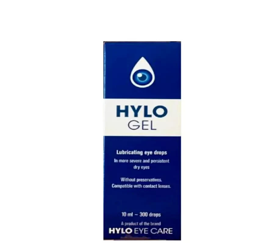 HYLO GEL EYE DROPS 10ML ( X 3 )