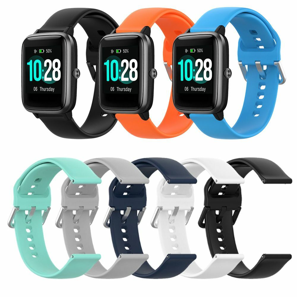 For ID205L Smartwatch Bands Durable Adjustable Silicone Replacement Watch Straps
