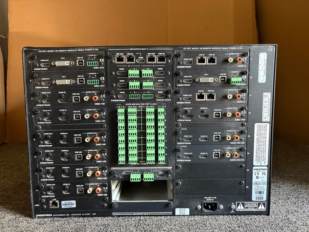 Crestron DM-MD16x16 Digital Media Matrix Switcher With Modules /W