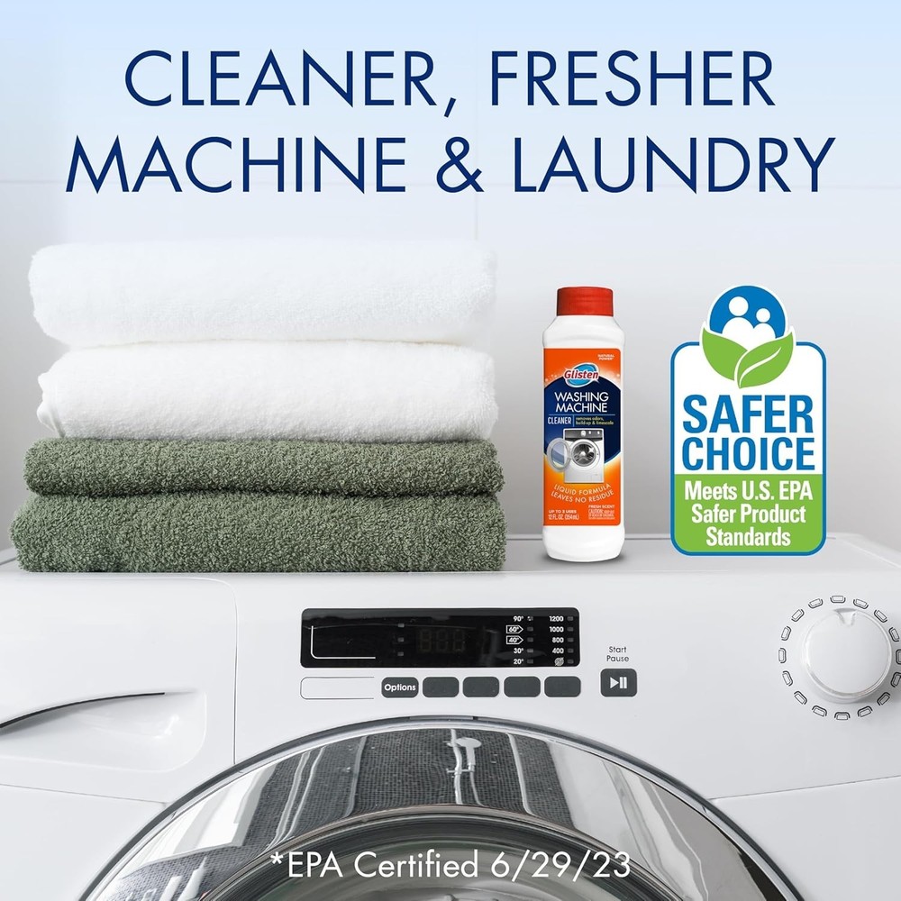Powerful 12oz Washing Machine Cleaner - Deodorizes & Removes Limescale, 3-Pack