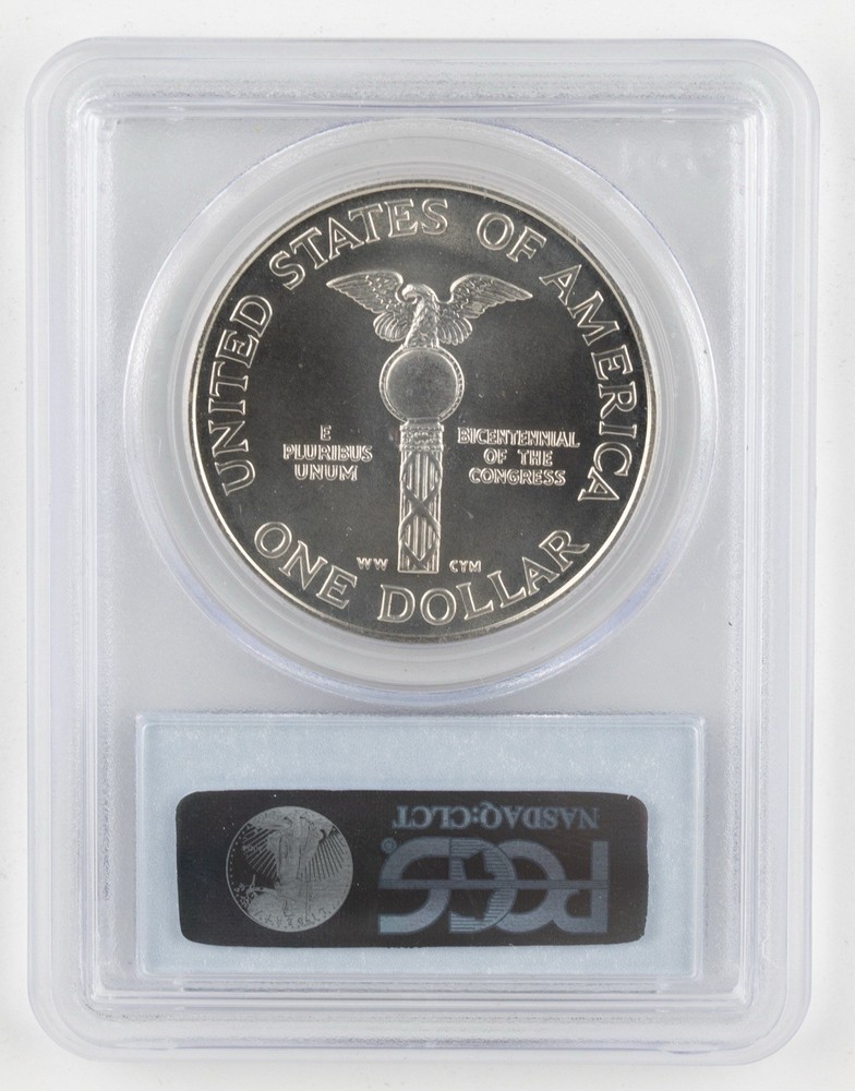 1989-D Congress Silver Commemorative Dollar MS69 PCGS - 1209B